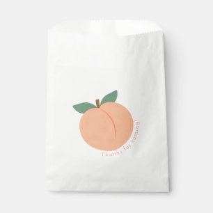 Sweet Little Peach Baby Shower Favour Bags