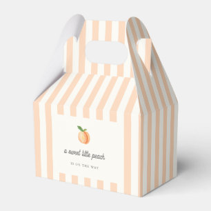 Sweet Little Peach Baby Shower Favour Box