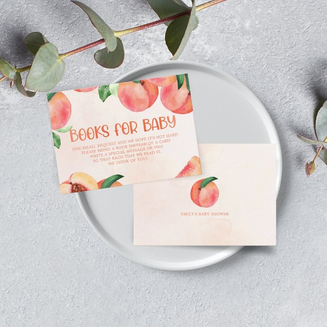 Sweet Little Peach Books for Baby Enclosure Card (Creator Uploaded)