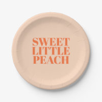 Sweet Little Peach Girl first Birthday