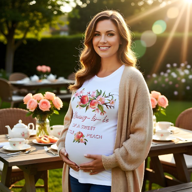 Sweet Little Peach Mommy T-Shirt (Creator Uploaded)
