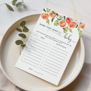 Sweet little peach name that song baby game