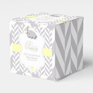 Sweet Little Peanut  Elephant Baby Shower Favour Box
