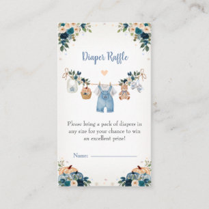 Sweet Little Pumpkin Autumn Baby Shower Enclosure Card