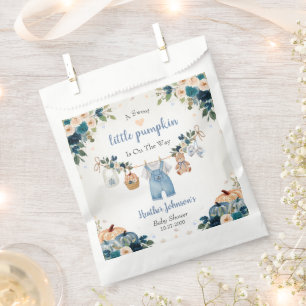 Sweet Little Pumpkin Autumn Baby Shower Favour Bags