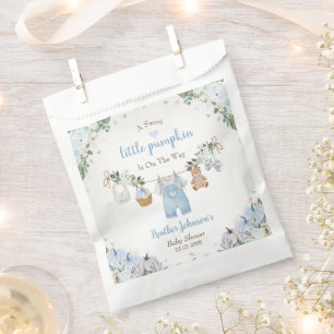 Sweet Little Pumpkin Autumn Baby Shower Favour Bags