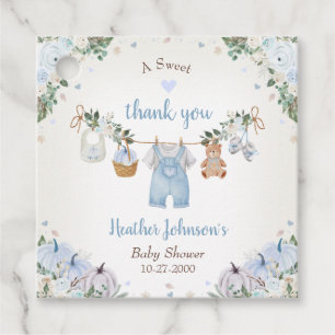 Sweet Little Pumpkin Autumn Baby Shower Favour Tags