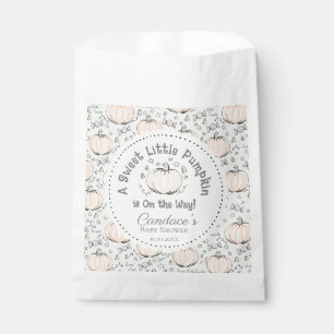 Sweet Little Pumpkin Baby Shower Favour Bag