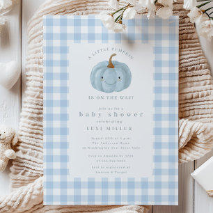 Sweet Little Pumpkin Baby Shower  Invitation