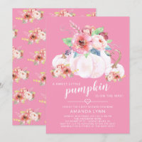 Sweet Little Pumpkin Girls Baby Shower