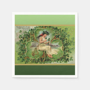Sweet Little Shamrock Napkin