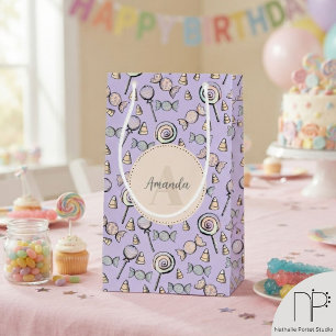 Sweet Little Thing Purple Gift Bag 