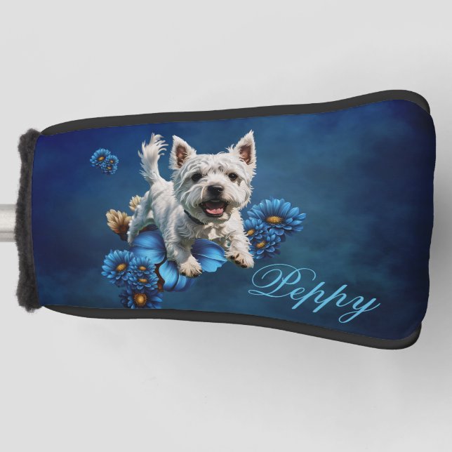 Sweet little West Highland  Golf Head Cover (Front)