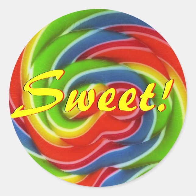 SWEET Lollipop Stickers (Front)