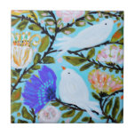 Sweet Love Birds II Tile<br><div class="desc">Sweet Love Birds II by Karen Fields</div>