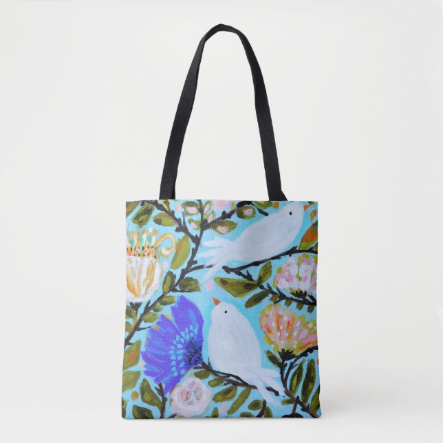 Sweet Love Birds II Tote Bag (Front)
