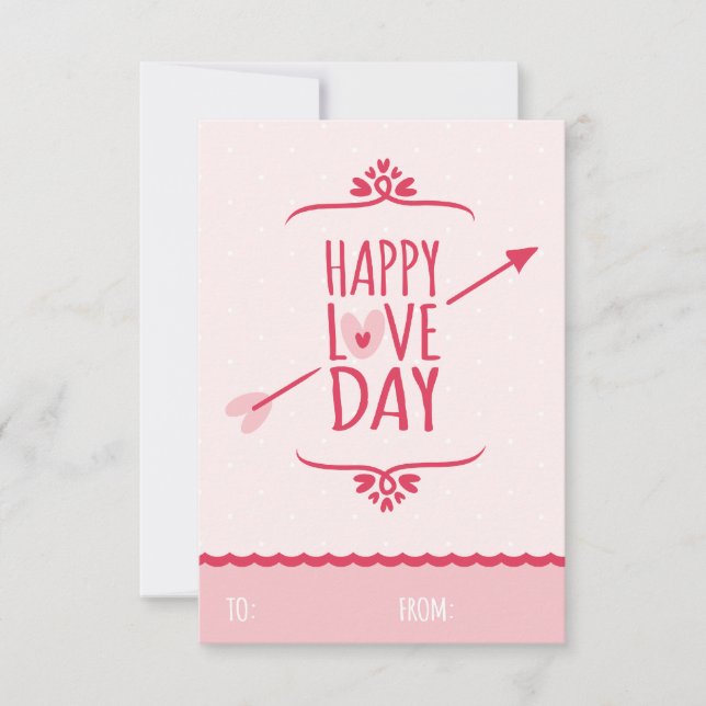 Sweet Love Classroom School Kids Valentine's Day Invitation (Front)