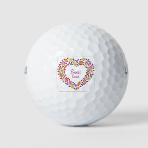 Sweet love golf balls