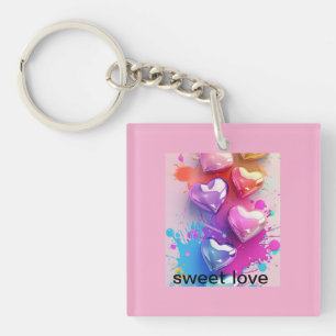 sweet love key-chain key ring