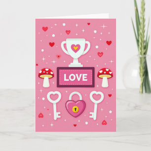 Sweet Love Key To My Heart Card