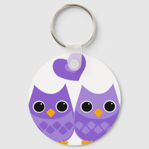 Sweet Love Owls Key Ring