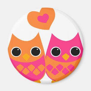 Sweet Love Owls Magnet