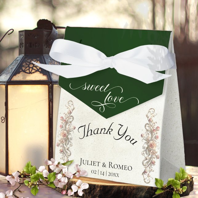 Sweet Love Thank You- Emerald Favour Box (Creator Uploaded)