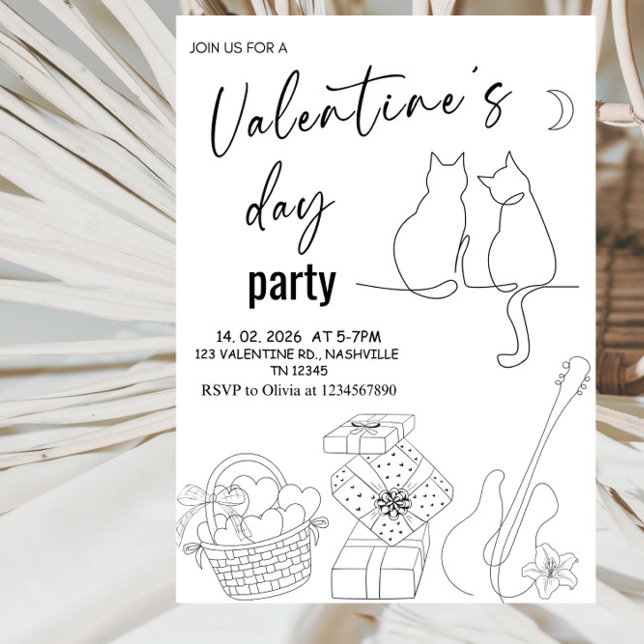 Sweet Love Valentine’s Day Event Party Invitation (Creator Uploaded)