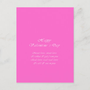 Sweet love valentine's day holiday postcard
