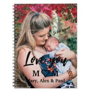 Sweet Love you Mum Notebook