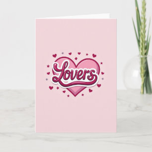 Sweet Lovers Valentine Card