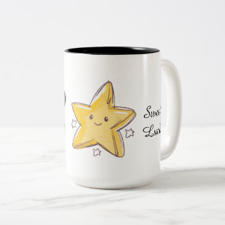 Sweet Luck mug, a little charm for every day Two-Tone Coffee Mug