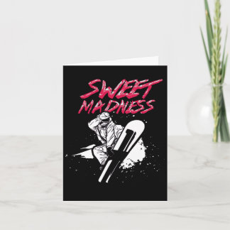 Sweet Madness Winter Sports Snowboarding Snowboard Card