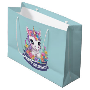 Sweet Magical Baby Unicorn Large Gift Bag