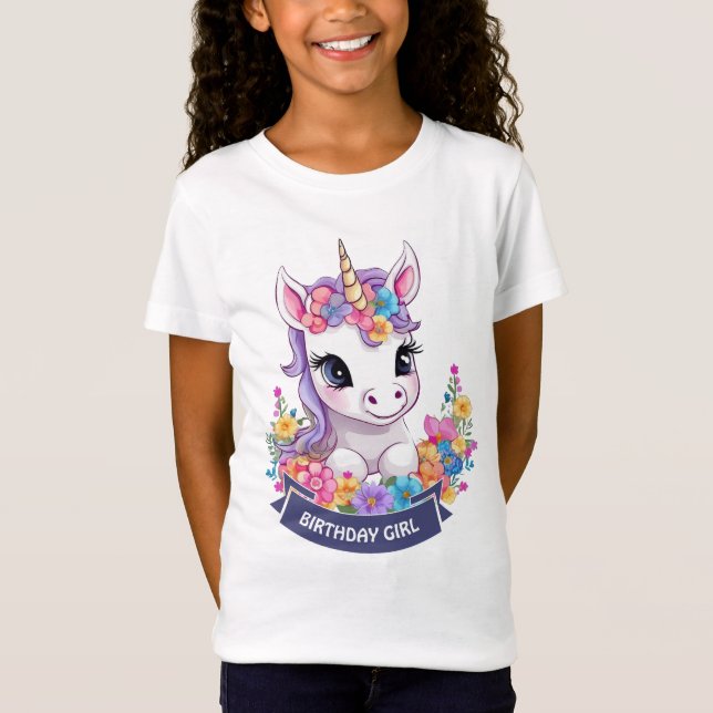 Sweet Magical Baby Unicorn  T-Shirt (Front)
