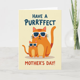 Sweet Mama Cats Day Card