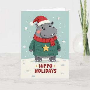 Sweet Mammal Christmas Card