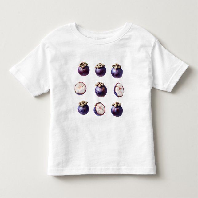 Sweet Mangosteen Tropical Fruit Toddler T-Shirt (Front)