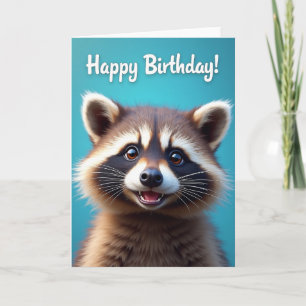Sweet Masked Animal Card