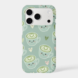 Sweet Matcha Latte Smiles Phone Case