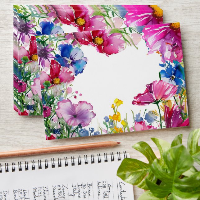 Sweet 🌻💗🌹 Meadow Blooms Collection Envelope (Stacked)