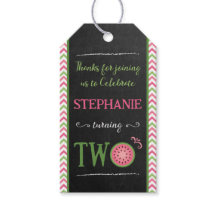 Sweet Melon 2nd Birthday Thank You Favor Tag