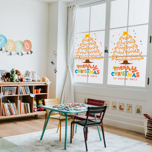 Sweet Merry Christmas Tree Holiday Decoration (Sweet Merry Christmas Tree Holiday Decoration Window Cling)