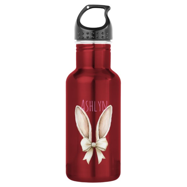 Sweet Mint Easter Bunny Ears 532 Ml Water Bottle (Front)