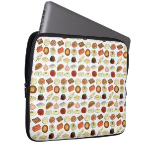 Sweet Mithai Indian Cuisine Foods Confection Print Laptop Sleeve