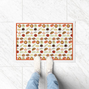 Sweet Mithais Indian Candy Sweets Bakery Doormat