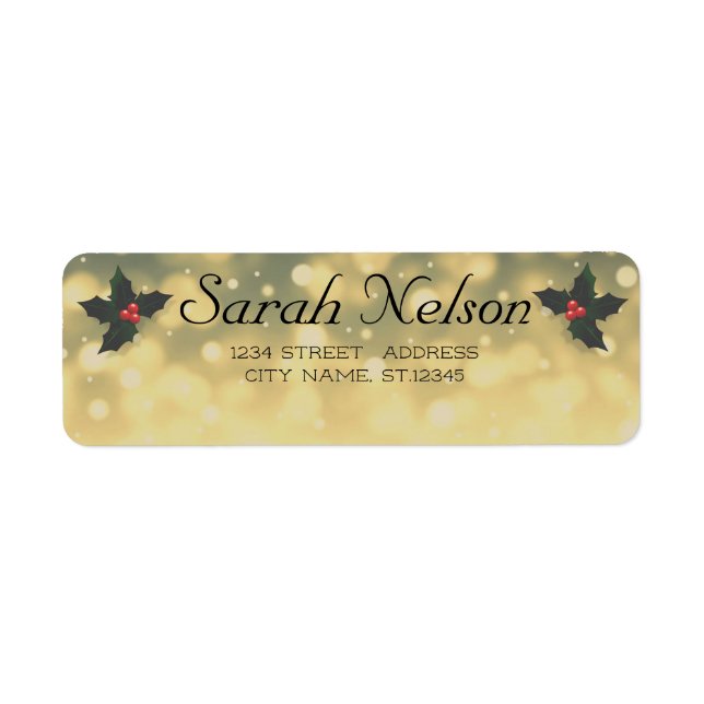 Sweet, Modern Christmas  Label (Front)