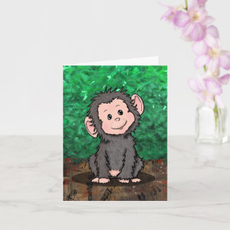 Sweet Monkey Card