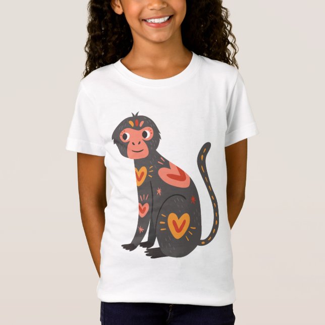 Sweet Monkey Love Sweatshirt T-Shirt (Front)