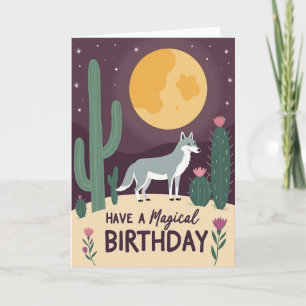 Sweet Moonlit Birthday Card